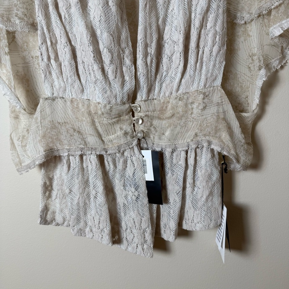 NWT Anna Sui lace top 12 - Picture 3 of 9